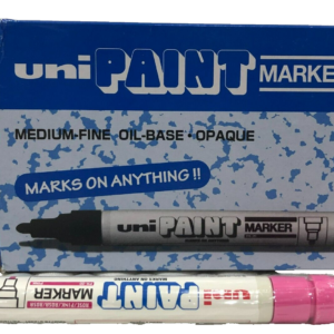 Uni PAINT PEN/MARKER PX-20 RED Medium OIL Based - Marks On Anything!!