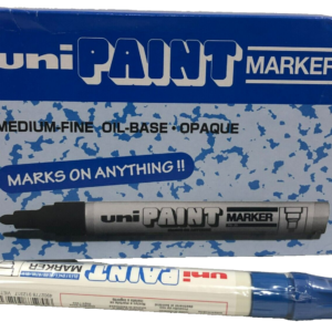 Uni PAINT PEN/MARKER PX-20 WHITE Medium OIL Based - Marks On Anything!!