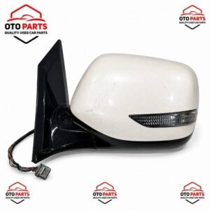 Subaru Tribeca B9 2008-2014 LH Left Door Mirror Power Fold Indicator Pearl White